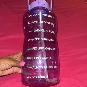 Purple 1 gallon water jug